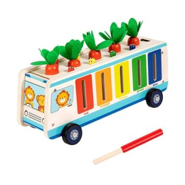 Imagem de Dynwave Brinquedos de classificação de formas Brinquedos Montessori Presente Blocos de correspondência clássicos Brinquedo de correspondência de cores