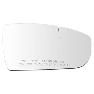 Imagem de TRQ Espelho retrovisor exterior de vidro do lado do passageiro para Ford Focus