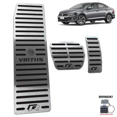 Imagem de Descanso De Pé + Pedaleiras Automático Preto Virtus R-Line