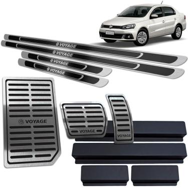 Imagem de Soleira Pedaleira Auto Descanso Voyage 2010 A 20 Preto Ar