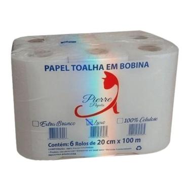 Imagem de Papel Toalha Em Bobina Com 6 Rolos - Pierre