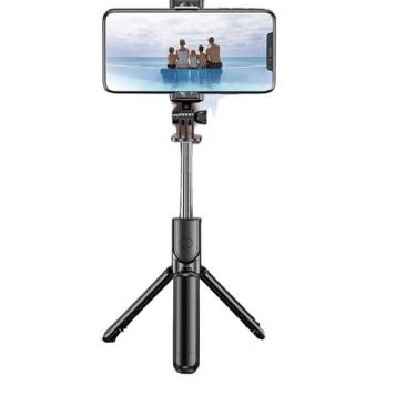 Imagem de Pau De Selfie Com Controle Remoto Recarregável Bluetooth - Mdm