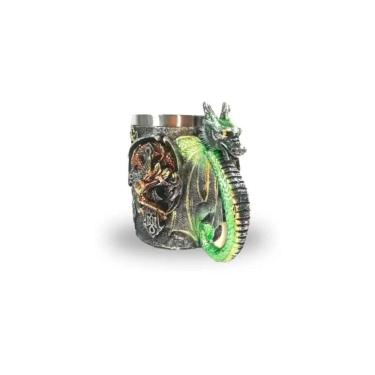 Imagem de Caneca Decorativa Dragão Medieval Chopp Cerveja 400Ml