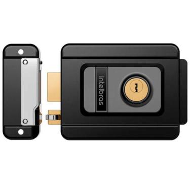 Imagem de Fechadura Eletrônica Preta 12V Intelbras