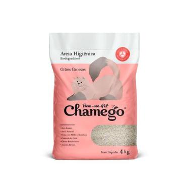Imagem de Areia Biodegradável Chamego Grãos Grossos 4kg para Gatos - Bem-Me-Pet