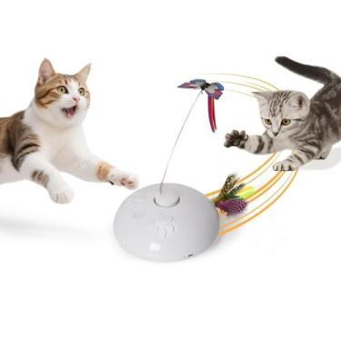 Imagem de Brinquedo Cat Toy LummiPlay 3 em 1 automático interativo para gatos do