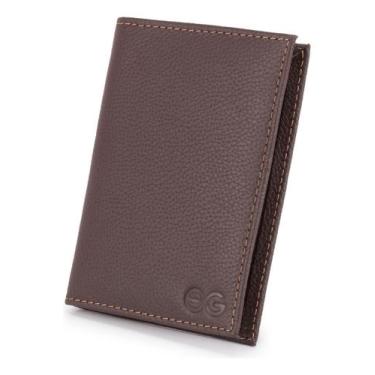 Imagem de Porta Documentos Crlv-rg-cnh-cartões-cédulas Couro Legítimo - Ello Gri