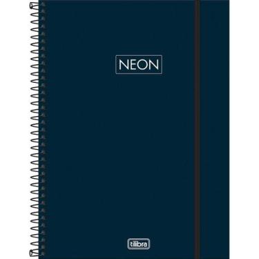Imagem de Caderno Espiral Capa Plástica Universitário 1 Matéria Neon Fit Masculi