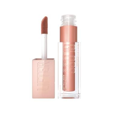 Imagem de Maybelline NY Lip Lifter Gloss Brilho Labial com Ácido Hialurônico, Promove Lábios Volumosos, Hidratados e Cheios de Brilho, Aplicador XL para Make Glow, Cor Stone, 5.4ml
