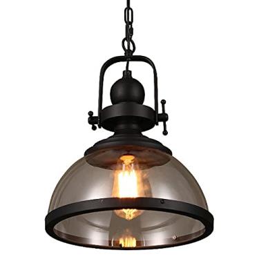 Imagem de Lustre Indústria Retro Loft Lustre Antigo Restaurante Luzes Pingente Bar Criatividade Personalidade Café Bar Sala de Estar Estilo Industrial Vidro Pendurado Luzes