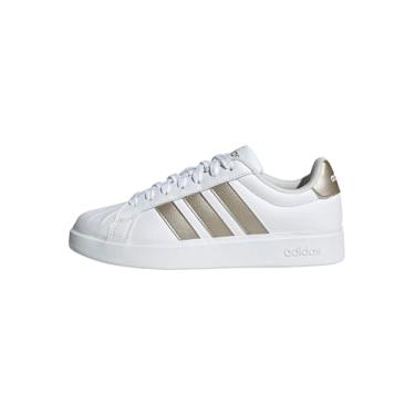 Imagem de adidas Tênis feminino Streetalk, Branco/Cyber Metallic/Branco, 41