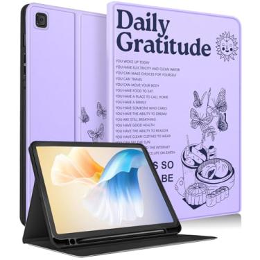 Imagem de Uppuppy Capa para Samsung Galaxy Tab S6 Lite de 10,4 polegadas crianças lindas meninas borboleta fólio feminino Kawaii bonito design adolescente capa de tablet para Samsung S6 Lite Tab Cases SM-P610/P613/P615/P619