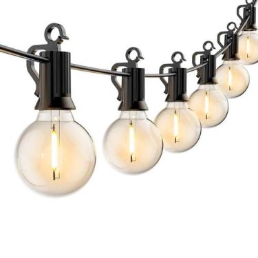 Imagem de Luzes de corda externas Brightown Globe 30m com 15 lâmpadas G40