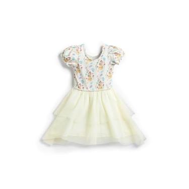 Imagem de MONICA + ANDY Vestido de tule Disney orgânico para bebês, Disney Belle, 4 Anos