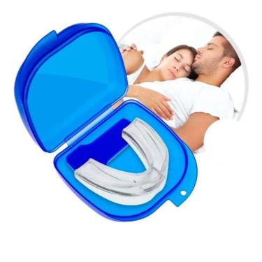 Imagem de Placa de bruxismo, anti-bruxismo, anti-apneia, silicone com estojo