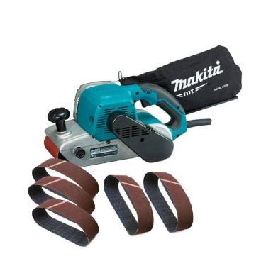 Imagem de Lixadeira Cinta Makita Mt M9400B 940W 220V + Kit Cinta Lixa