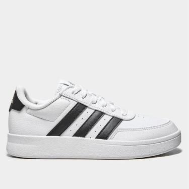 Imagem de Tênis Adidas Breaknet Feminino, Branco, Preto, 34