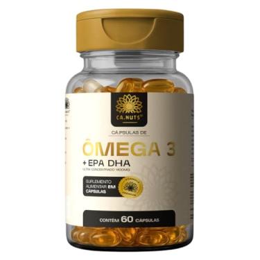 Imagem de Ômega 3 1400mg Rico em EPA DHA Ultra Concentrado | Sem sabor residual | Ca.nuts 60 Cápsulas (1 Pote)