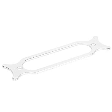 Imagem de Mingzhe Anel de Captação de Guitarra de Ferro, Bobina única, Quadro de Captação, Acessório de Guitarra, Suporte para Amantes de Guitarra (Prata)