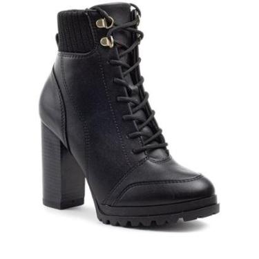 Imagem de Bota Vizzano Coturno Cano Curto-Feminino