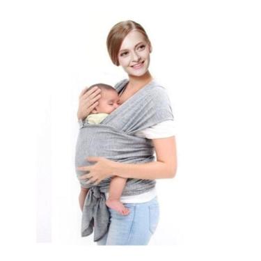 Imagem de Wrap Sling Canguru Carregador De Bebê Sling Modelo Luxo
