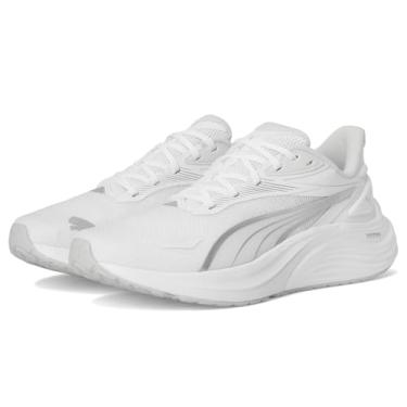 Imagem de PUMA Tênis de corrida masculino Electrify Nitro 4, Puma Branco/cinza pena, 46
