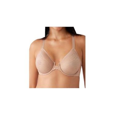 Imagem de Wacoal Sutiã feminino elevado Allure frente fechada com aro nadador, Roebuck, 36DD