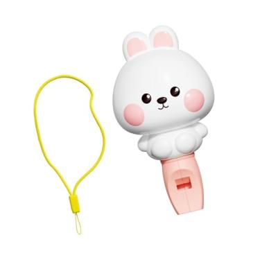 Imagem de Esquirla Apito de animal fofo de desenho animado, lembrancinhas para festa com exercícios de respiração, brinquedos de instrumentos musicais com som para, Coelhinho