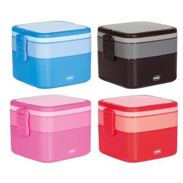 Imagem de Mor - Pote Marmita 2 Andares com Alça Quadrado Sortido