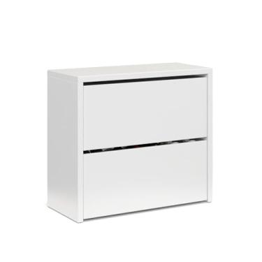 Imagem de Sapateira Organizadora 2 Portas Basculante MDP15mm 69 * 67 * 30cm(BRANCO)