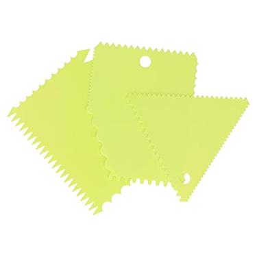 Imagem de Zhjvihx Raspador de Creme, Bolo Durável, Creme Picado Mais Suave, Forte 3 Unidades/conjunto, Muito Durável, Reutilizável, Não Tóxico, Flexível Com Máquina de Lavar Louça, Seguro para Raspar Com pá