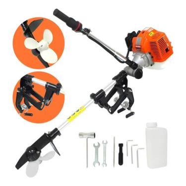 Imagem de Motor De Popa Vulcan Vmp520 À Gasolina 2t 52cc 2,5 Hp Rabeta