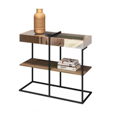 Imagem de Aparador Espelhado Class Demoliçao Preto Demolição Preto - MILANI STOR