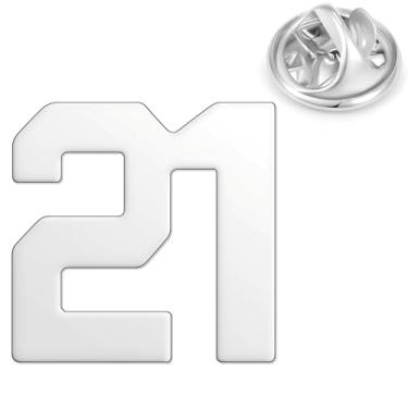 Imagem de HONEY BEAR 1 peça número de dígito masculino feminino 1/4/5/6/9/10/12/18/21/24 um/quatro/cinco/seis/nove alfinetes de lapela colarinho crachá broches para negócios casamento presente de formatura