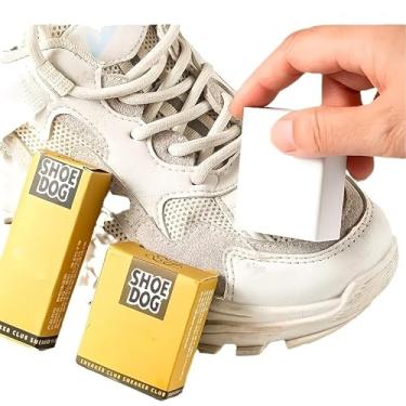 Imagem de Escova de borracha para sapato, material ecológico, limpador de borracha para remoção de arranhões, tênis e ferramenta de cuidados com couro, Amarelo, Rectangle