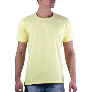 Imagem de Camiseta Ogochi Manga Curta Básica Masculina 6001001 Amarela, G, Amare