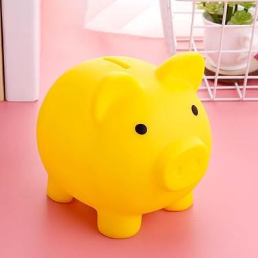 Imagem de Cofrinho, um cofrinho de plástico indestrutível, tamanho médio, presentes práticos para aniversários, Páscoa e Natal