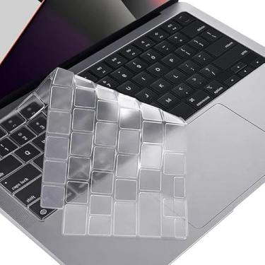 Imagem de Película protetora de teclado para laptop de TPU ultramacia ultrafina para MacBook Air 13.6 2022/2024 A2681 (M2)/A3113 (M3), versão: versão dos EUA