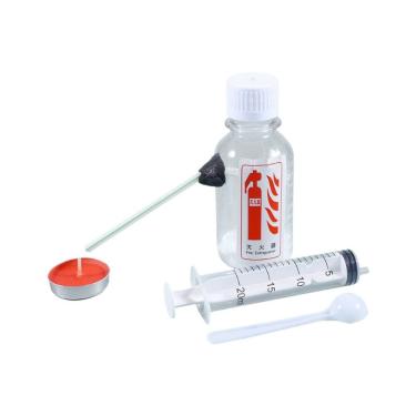 Imagem de Kit de experiências científicas de extintor de incêndio DIY para crianças