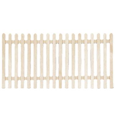 Imagem de Cerca de casa de bonecas em miniatura Cerca de jardim de madeira em escala 1:12