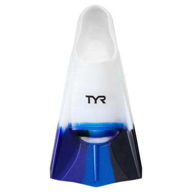Imagem de TYR Stryker nadadeiras de silicone para natação, azul/azul marinho/transparente, 2GG