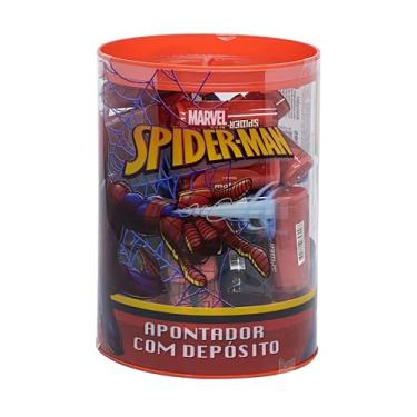 Imagem de Apontador Com Deposito Decor. Spider-Man 1 Furo Sortido-Pote-36-22631