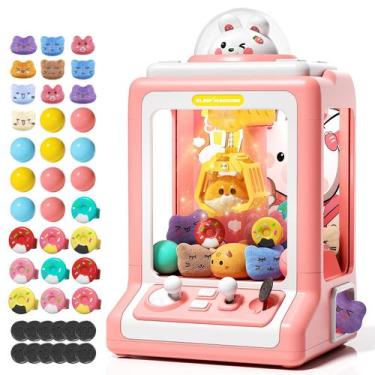 Imagem de Claw Machine Jovow Rabbit para crianças com 30 brinquedos e música