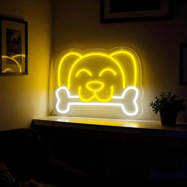 Imagem de Neonawall Dog Neon Sign for Wall Decor Light Up Cute Business Led Sign Cute Birthday Party Gifts Led Decorative Night Signs Room Decor Supplies Birthday Party Signs for Girls Boys Home Bedroom