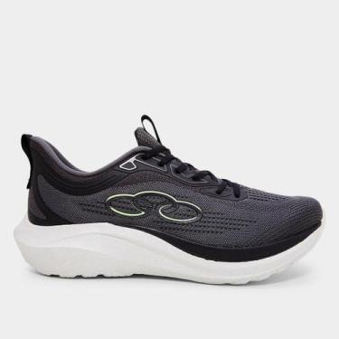 Imagem de Tênis Olympikus Passo Masculino, Chumbo, Preto, 41