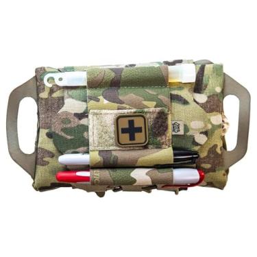 Imagem de Equipamento de alta velocidade – Sistema Reflex IFAK, equipamento policial e equipamento militar, bolsa médica MOLLE para profissionais (multicam)