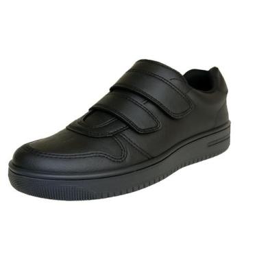 Imagem de Tênis Preto Escolar Infantil Calce Fácil Solado Borracha - Su, 26