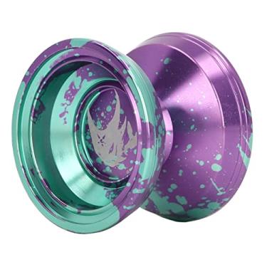 Imagem de Depisuta Yoyo Profissional Sem Resposta, ioiô de Alumínio Metálico Com Luva e 3 Cordas de ioiô, Presentes de Aniversário de Natal para Crianças e Adultos, ioiô Sem Resposta (Verde)