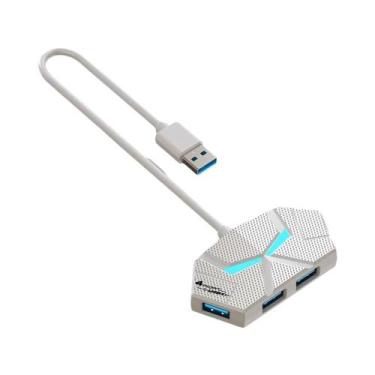 Imagem de Estação De Docagem USB 3.0 De Alta Velocidade Com 7 Portas, Fonte De A