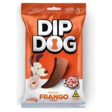 Imagem de Petisco Bifinho Natural Para Cães Sabor Frango Dip Dog 500 Gramas
